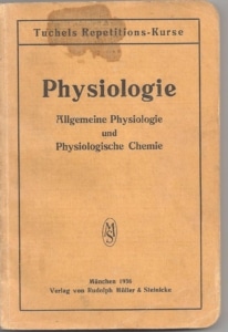 Buch Physiologie, allg. Physiologie und Physiologische Chemie