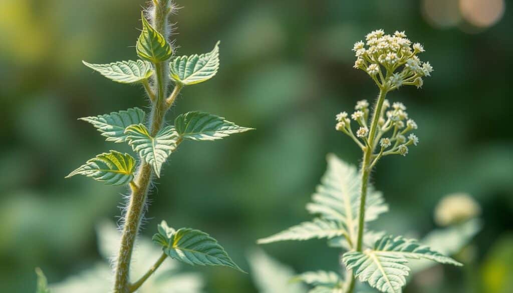 botanische Beschreibung Brennnessel