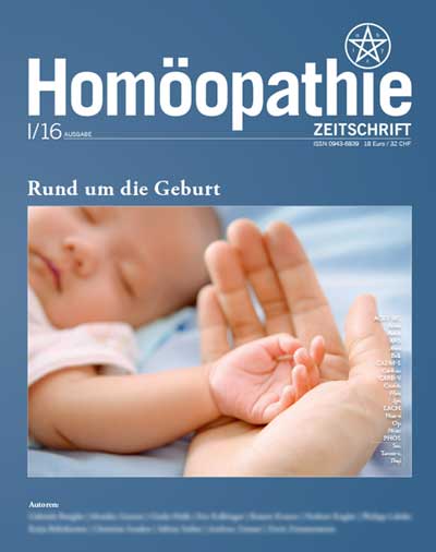 Homöopathie Zeitschrift I/2016: Rund um die Geburt