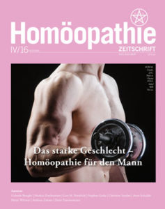 Homöopathie Zeitschrift III/2016: Das starke Geschlecht –