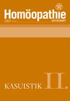 Homöopathie Sonderheft Kasuistik 2