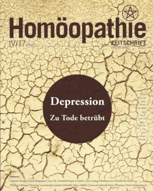 Homöopathie Zeitschrift IV/2017: Depression