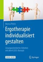 Ergotherapie individualisiert gestalten, Therapiebuch