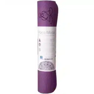 Yogamatte TPE ecofriendly - dunkellila/zartlila