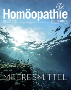 Homöopathie Zeitschrift III/2022 Meeresmittel